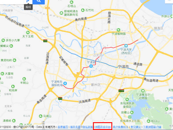 百度地圖手機(jī)版怎么看經(jīng)緯度